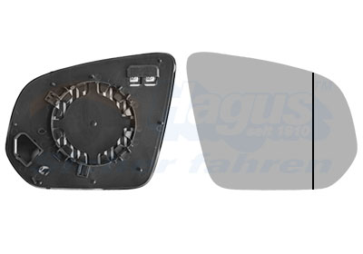 Buitenspiegelglas Van Wezel 2957838