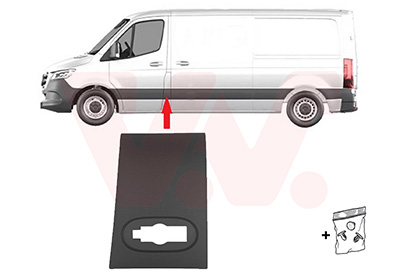 Sier- / beschermingspaneel, zijwand Van Wezel 2973417