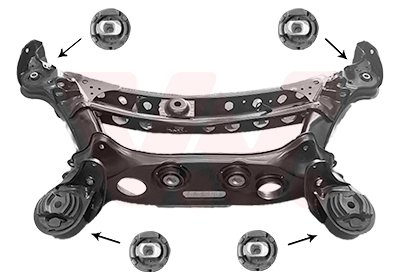 As/Subframe rubber Van Wezel 3028629