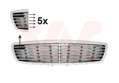 Grille Van Wezel 3041514