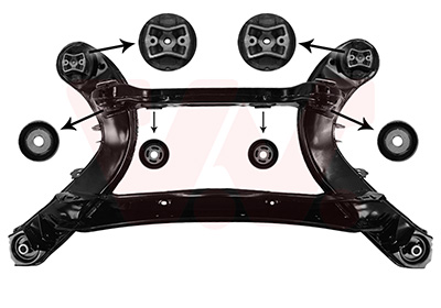 As/Subframe rubber Van Wezel 3091629