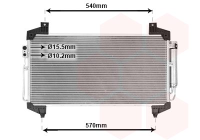 Airco condensor Van Wezel 32015701