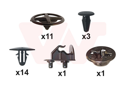 Montageset, motorkap Van Wezel 3372797