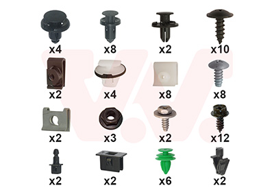 Montageset, bumper Van Wezel 3375794