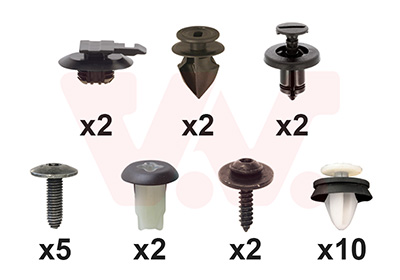 Montageset, bumper Van Wezel 3396793