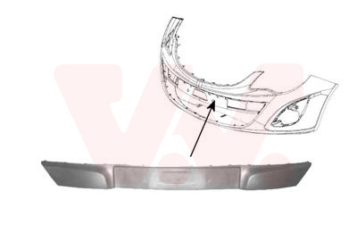 Voorbumper deel Van Wezel 3752580