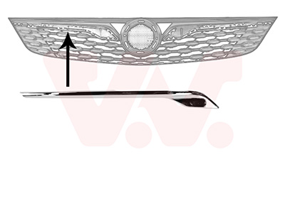 Sier- / Beschermingspaneel, radiateurgrille Van Wezel 3812512