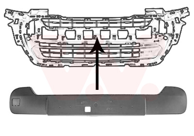 Voorbumper deel Van Wezel 4014581