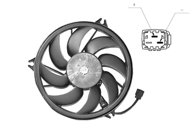 Ventilatorwiel-motorkoeling Van Wezel 4028747