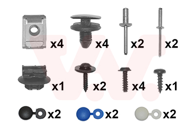 Bumper montageset Van Wezel 4035794