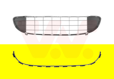 Voorbumper deel Van Wezel 4060480