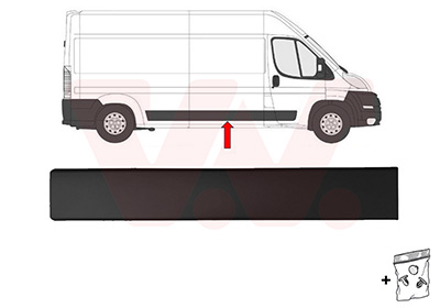 Sier- / beschermingspaneel, zijwand Van Wezel 4064410