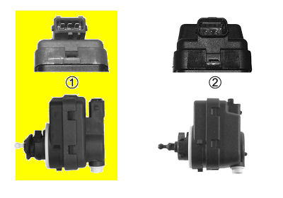 Stelmotor koplamp lichthoogte Van Wezel 4072993V