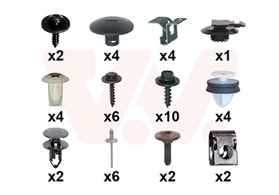 Montageset, bumper Van Wezel 4415793