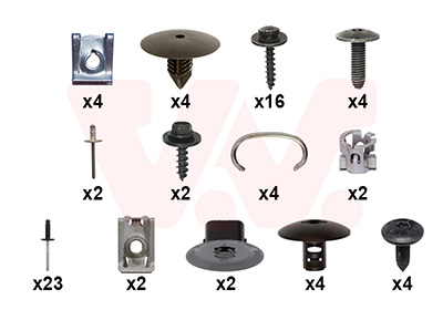 Montageset, bumper Van Wezel 4415794