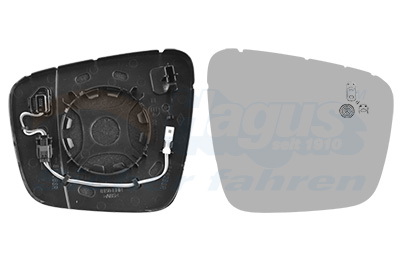 Buitenspiegelglas Van Wezel 4415836