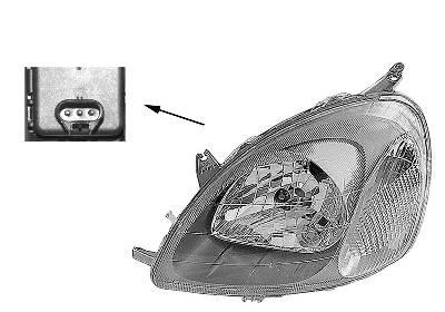 Koplamp Van Wezel 5430963