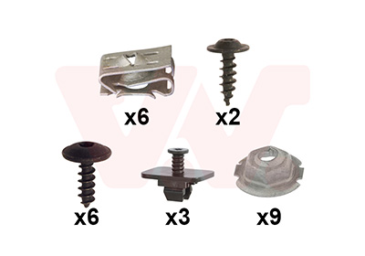 Montageset, bumper Van Wezel 5711793