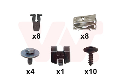 Montageset, achterscherm Van Wezel 5735796