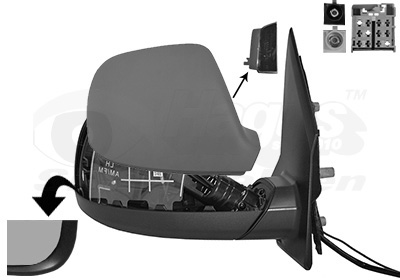 Buitenspiegel Van Wezel 5794828