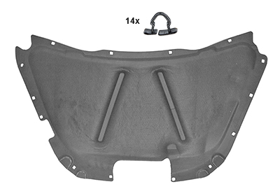 Motorbescherm plaat Van Wezel 5805460