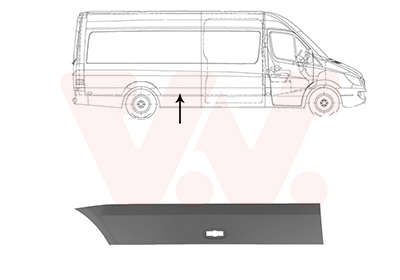 Sier- / beschermingspaneel, zijwand Van Wezel 5862428