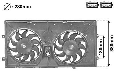 Ventilatorwiel-motorkoeling Van Wezel 5874748