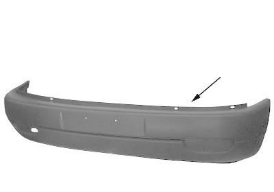 Bumper voor Van Wezel 5875574