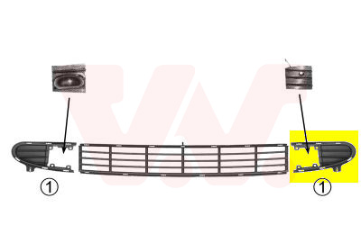 Grille Van Wezel 5878591