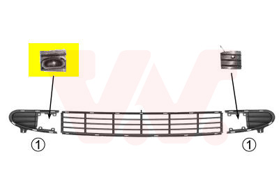 Grille Van Wezel 5878596