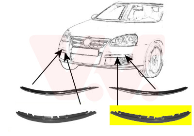 Voorbumper deel Van Wezel 5886481