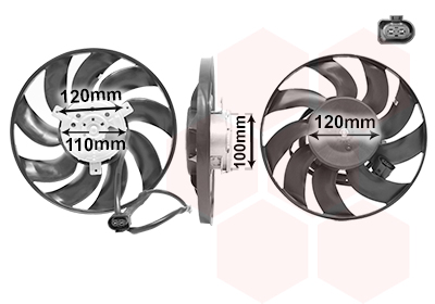 Ventilatorwiel-motorkoeling Van Wezel 5896744