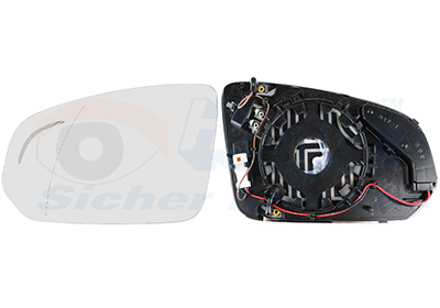 Spiegelglas, buitenspiegel Van Wezel 5915837