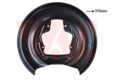 Dekplaat, remschijf Van Wezel 5920373