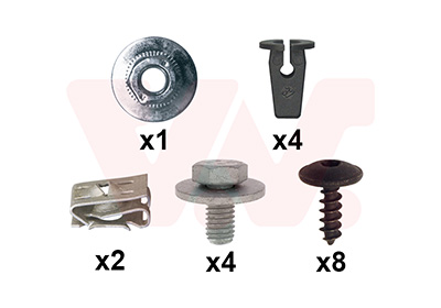 Montageset, achterscherm Van Wezel 7624796