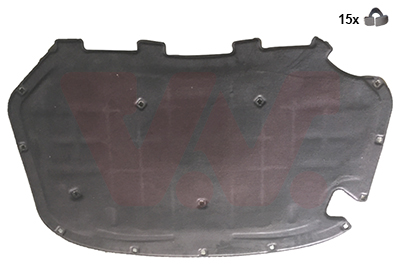 Motorbescherm plaat Van Wezel 7636460