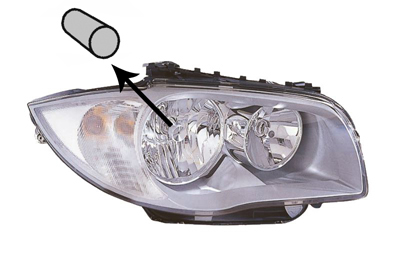 Koplamp rechts Van Wezel 0628962V