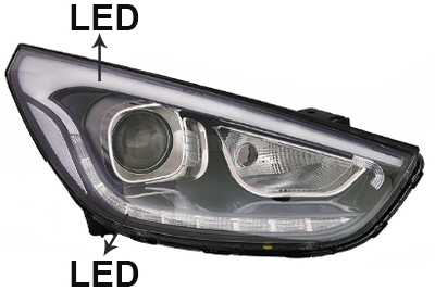 Koplamp Van Wezel 8262964