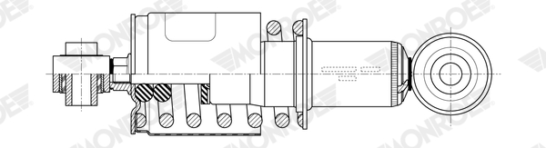Schokdemper cabine ophanging Monroe CB0286