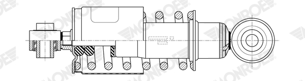 Schokdemper cabine ophanging Monroe CB0288