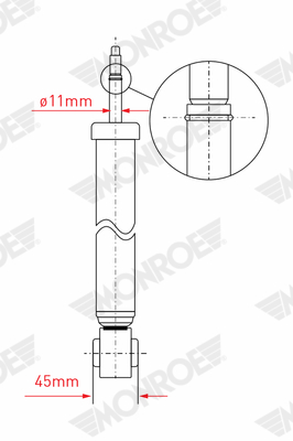 Monroe Schokdemper G1220