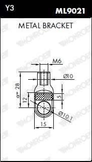 Monroe Gasveer, kofferruimte ML5074