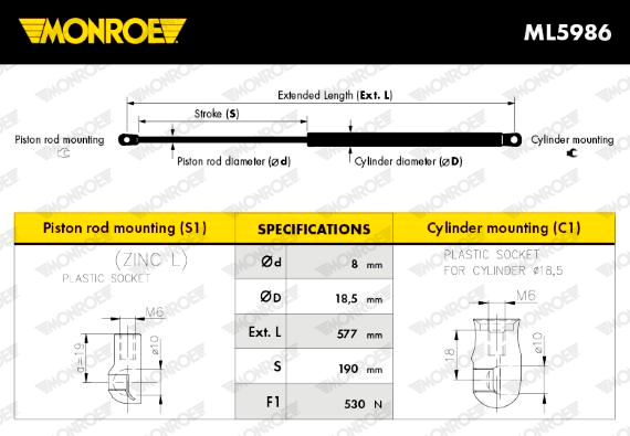 Monroe Gasveer, kofferruimte ML5986