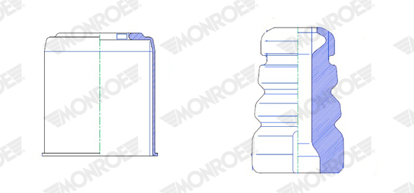 Stofkap schokdemper Monroe PK474