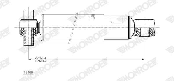 Schokdemper Monroe T5469