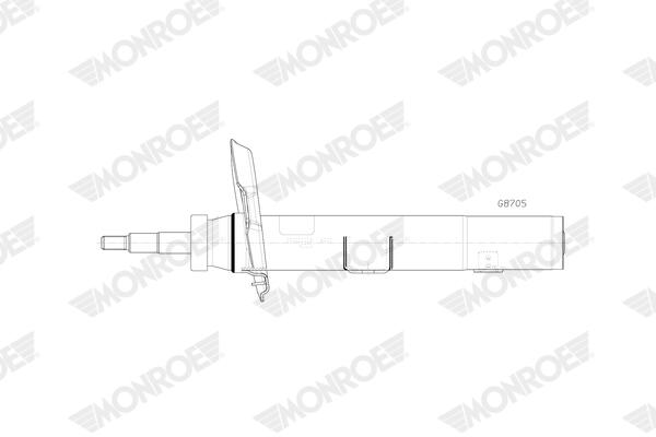 Schokdemper Monroe G8705