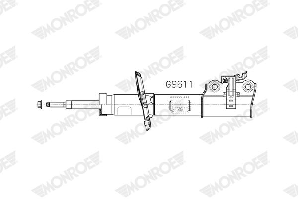 Schokdemper Monroe G9611
