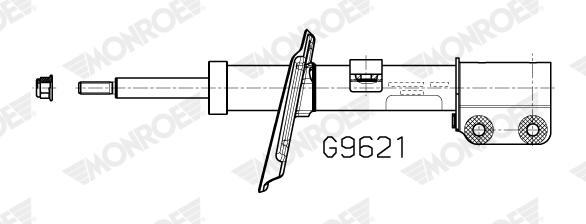 Schokdemper Monroe G9621