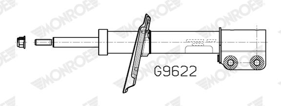 Schokdemper Monroe G9622