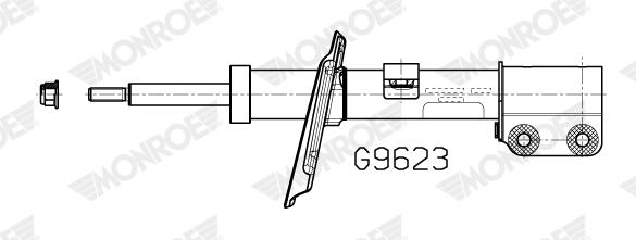 Schokdemper Monroe G9623